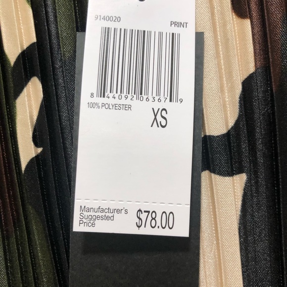 NWT TRUTH by REPUBLIC MIDI TIERD CAMO DRESS - Picture 7 of 7